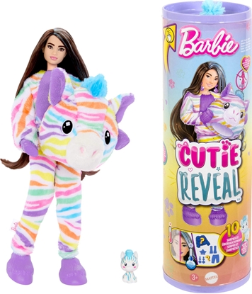 Picture of Lalka Barbie Barbie Barbie Cutie Reveal Color Dreams Zebra