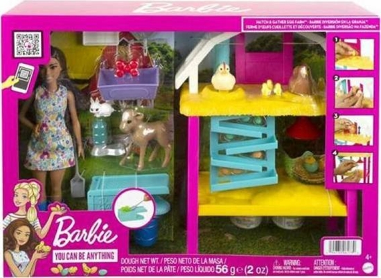 Picture of Lalka Barbie Barbie Lalka Barbie Farma radosnych kurek Zestaw HGY88