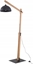 Attēls no Lampa podogowa TK Lighting Oslo 5582 lampa stojca podogowa 1x15W E27 czarna/drewniana