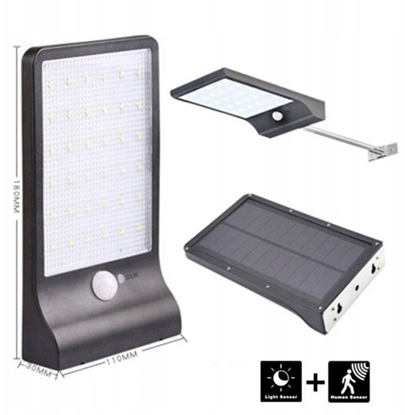 Изображение Lampa solarna LED (5.5V,2.5W,18650Li) 3,7V ,2000mAh ,36SMD Led,6500K)