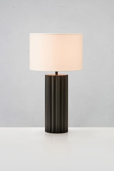 Picture of Lampa stoowa Markslojd Markslojd Hashira 108670 lampa stoowa lampka 1x40W E27 biaa/czarna