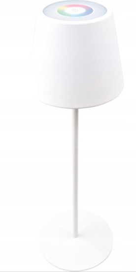 Picture of Lampa stoowa Schwaiger Schwaiger LED Tischleuchte Akku 200Lm RGB 380mm weiß