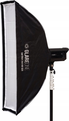 Изображение Lampa studyjna GlareOne Softbox 25x100 PRO - zestaw z gridem