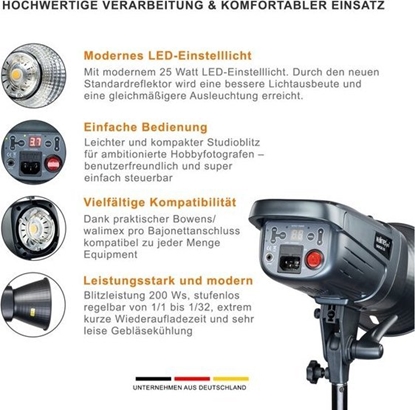 Picture of Lampa studyjna Walimex walimex pro Emerger 200