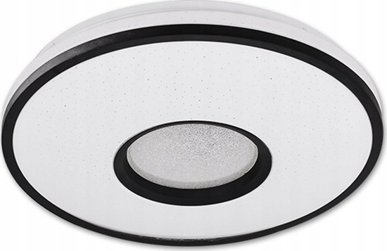 Picture of Lampa sufitowa LVT LVT Santo 4043 plafon lampa sufitowa z pilotem 1x24W LED 3000-6500K CCT 1680lm ciemnialny biay/czarny