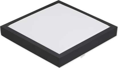 Attēls no Lampa sufitowa LVT LVT Solen 4344 plafon lampa sufitowa 1x18W LED 4000K 1260lm czarny/biay