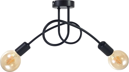 Picture of Lampa sufitowa Orno MALAGA lampa wiszca, moc max. 2x60W, E27, czarna