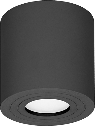 Picture of Lampa sufitowa Orno MEGY DLR GU10 downlight max 50W, IP54, okrgy, czarny, aluminium