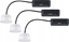 Attēls no Lampa sufitowa Paulmann Choose 3szt. Coin WhiteSwitch LED 3x6,5W 620lm 2700K 51mm Tworzywo sztuczne