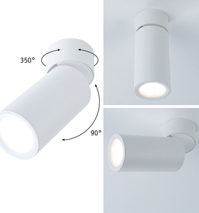 Picture of Lampa sufitowa Paulmann Lampa sufitowa TURNAL COIN LED 3-STEP DIM 6W 470lm 2700K 230V biaa matowy