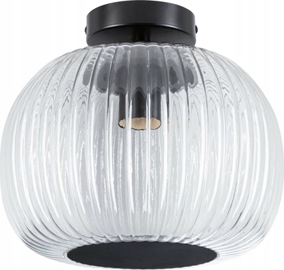 Picture of Lampa sufitowa Paulmann Oprawa sufitowa azienkowa RUYA E27 max.60W IP44 230V czarny matowy / szko