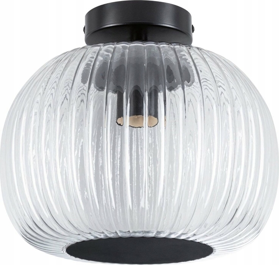 Picture of Lampa sufitowa Paulmann Oprawa sufitowa azienkowa RUYA E27 max.60W IP44 230V czarny matowy / szko