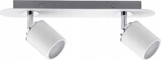 Picture of Lampa sufitowa Paulmann Spotlight Tube IP44 max. 2x10W GU10 Biay/Chrom 230V Metal