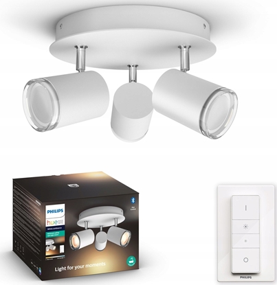 Picture of Lampa sufitowa Signify Philips Hue White Amb.Adore Spot Rondell 3flg weiß 3x350lm DS
