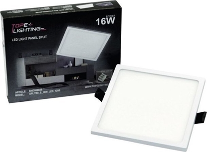Изображение Lampa sufitowa Tope LED PANEL SPLIT SQ LED 16W NW IP44 1280L