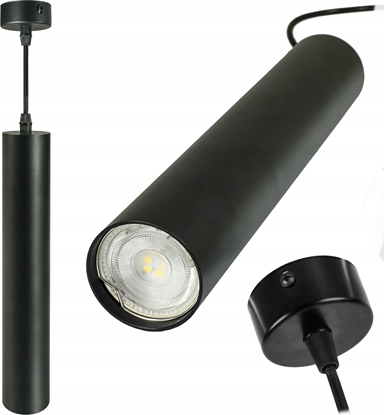 Attēls no Lampa wiszca ECOLIGHT2 Eco Light EC79976 lampa wiszca zwis 1x35W GU10 czarna