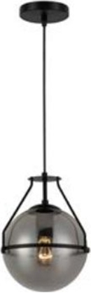 Изображение Lampa wiszca GTV GTV Drop OS-DRO2-10-DEC lampa wiszca zwis 1x25W E27 czarna/dymiona