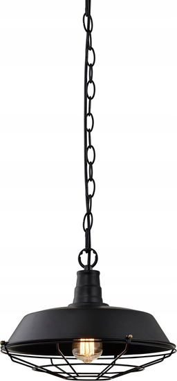 Изображение Lampa wiszca GTV GTVP Lars OS-LARS2-10-DEC lampa wiszca zwis 1x40W E27 czarna