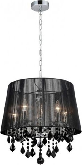 Picture of Lampa wiszca Italux klasyczna czarny  (MDM-2572/5 BK)