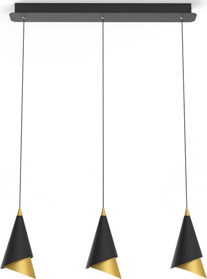 Picture of Lampa wiszca Italux Lampa wiszca czarna Italux Raalto ledowa PND-433128-2