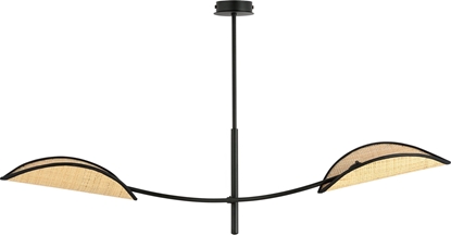 Picture of Lampa wiszca Orno PETALO lampa wiszca, moc max.2x40W, E14, czarna-ratan