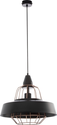 Picture of Lampa wiszca Orno ROCCO 1P, lampa wiszca, E27 max. 60W, czarna, miedziana