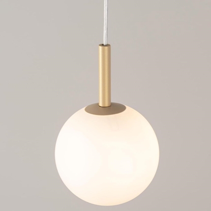 Изображение Lampa wiszca Sigma Zota lampa wiszca Gama mleczna kula nad stó do jadalni