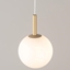Attēls no Lampa wiszca Sigma Zota lampa wiszca Gama mleczna kula nad stó do jadalni