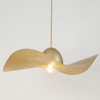 Изображение Lampa wiszca Sigma Zwis kapelusz do kuchni KAPELLO zota lampa wiszca nad óko