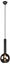 Изображение Lampa wiszca Sourcing PENDANT LIGHT CLAYTON E27 MATT BLACK
