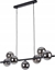Picture of Lampa wiszca TKKRYWULT Tk Lighting Estera 5666 lampa wiszca zwis modern belka szklane klosze 7x6W G9 czarna/chrom