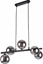 Picture of Lampa wiszca TKKRYWULT Tk Lighting Estera 6707 lampa wiszca zwis modern belka szklane klosze 5x6W G9 czarna/chrom