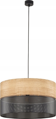 Изображение Lampa wiszca TKKRYWULT TK Lighting Nicol 4798 lampa wiszca zwis 3x15W E27 czarna/db