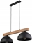 Picture of Lampa wiszca TKKRYWULT Tk Lighting Oslo 4711 lampa wiszca zwis 2x15W E27 czarna/drewniana