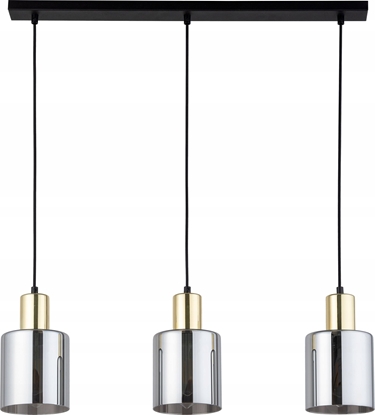 Изображение Lampa wiszca TKKRYWULT TK Lighting Sierra 6662 lampa wiszca zwis 3x15W E27 grafitowa/zota