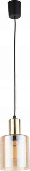 Изображение Lampa wiszca TKKRYWULT TK Lighting Sierra 6665 lampa wiszca zwis 1x15W E27 bursztynowa/zota
