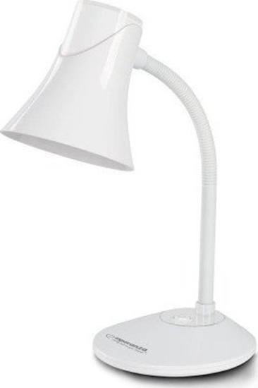 Picture of Lampka biurkowa Esperanza biaa  (ELD111W)
