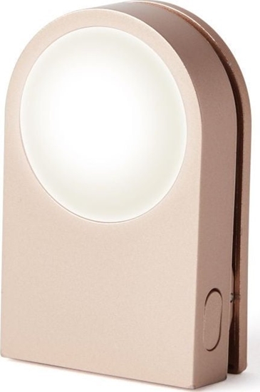 Picture of Lampka biurkowa Lexon Lexon Lucie LED clip gold/gold LL121D