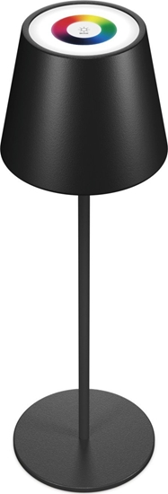 Picture of Lampka biurkowa Realpower RealPower LED-RGB Tischlampe dimmbar mit Akku,schwarz