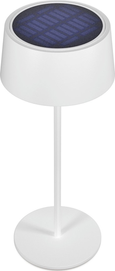 Picture of Lampka biurkowa Realpower RealPower LED-Solar Tischlampe dimmbar  mit Akku,weiss