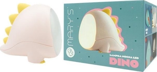 Picture of Lampka nocna LED dino róowy