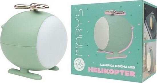 Picture of Lampka nocna LED helikopter zielony