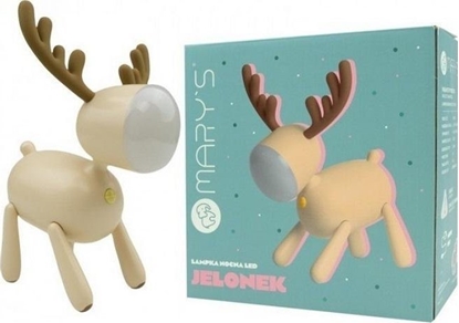 Attēls no Lampka nocna LED jelonek beowy