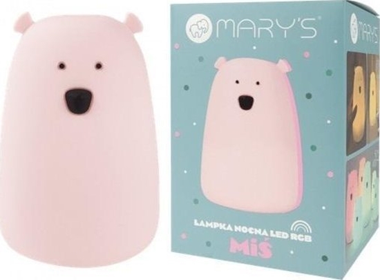 Picture of Lampka nocna LED RGB+WW + R/C mi duy róowy