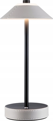 Picture of Lampka stoowa akumulatorowa PELLINI  LED DIM USB-C 2W 300lm 3000K-6500K IP44 beowy / czarny matowy / skóra / metal