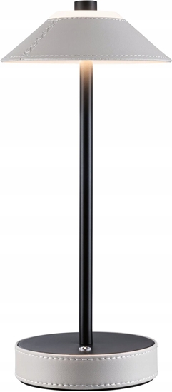 Picture of Lampka stoowa akumulatorowa PELLINI  LED DIM USB-C 2W 300lm 3000K-6500K IP44 beowy / czarny matowy / skóra / metal