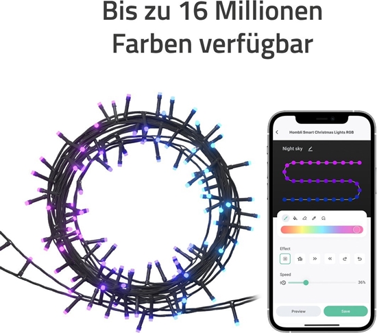 Picture of Lampki choinkowe Avanca International BV Hombli smartes Weihnachtslicht RGB