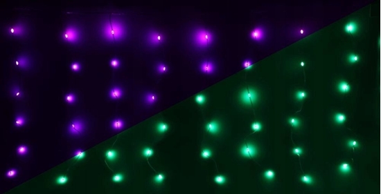 Picture of Lampki choinkowe CORTINA LAMPKI CHOINKOWE KURTYNA WIETLNA ZEW/WEW 240 LED 600X60CM Z PILOTEM RGB