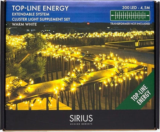 Picture of Lampki choinkowe Sirius Top-Line Energy Cluster Lights Supplement Set, 300 LED