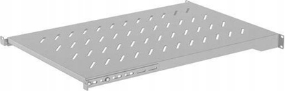 Изображение Lanberg Póka do szaf 19" 1000mm Lanberg (1U / 483 x 700 mm, udwig do 25 kg, Monta 4 punktowy) Szara